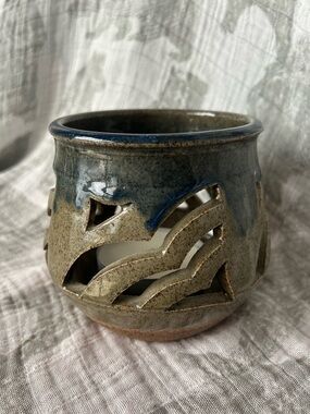 Pottery Candle Holder